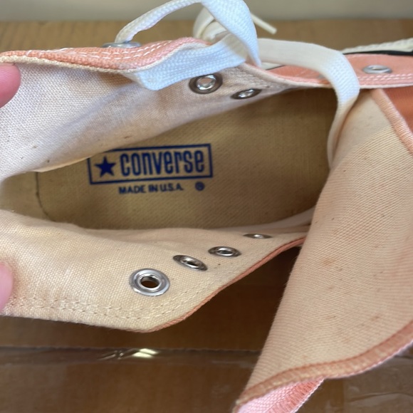Womens Size 4.5 Peach Vintage Converse Authentic - Picture 6 of 6